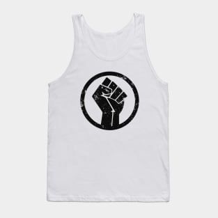 BLACK POWER RAISED FIST Tank Top